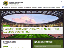 Tablet Screenshot of pomorski-zpn.pl